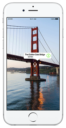 Scanmarks screenshot showing a landmark in San Francisco
